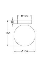 Настенный светильник Maytoni Basic form MOD321WL-01B