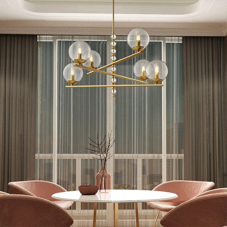 Люстра на штанге ImperiumLoft Fondo 140707-26