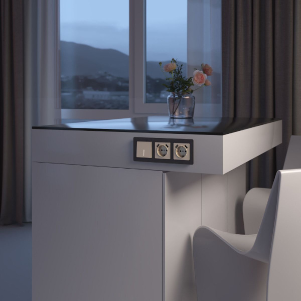 Выключатель одноклавишный с подсветкой Werkel 4690389196997 W1110143 a064053