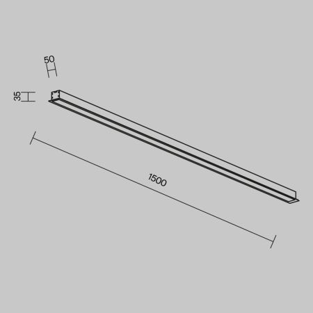 Линейный встраиваемый светильник Maytoni Technical LL313014