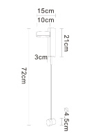 Настенный светильник Arte Lamp Mirach A2142AP-10PB