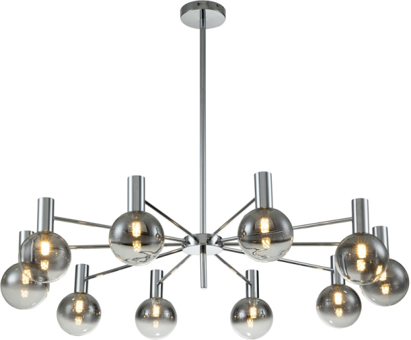 Люстра на штанге Indigo Collana 13015/10R Chrome V000225