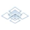 Потолочная светодиодная люстра Escada Square 10220/5LED 98W