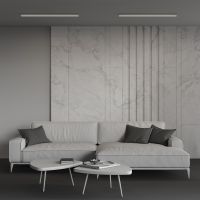 Линейный накладной светильник Maytoni Technical 4000K 35x35 (Серебро, 1 м) LL311004