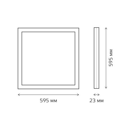 Светодиодная панель Gauss 842161240