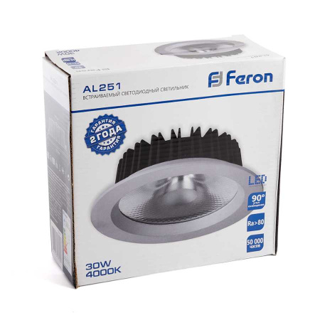 Встраиваемый светодиодный светильник Feron AL251 32611