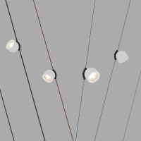 Трековый однофазный светильник Denkirs Belty Spot DK5541-WH+BK