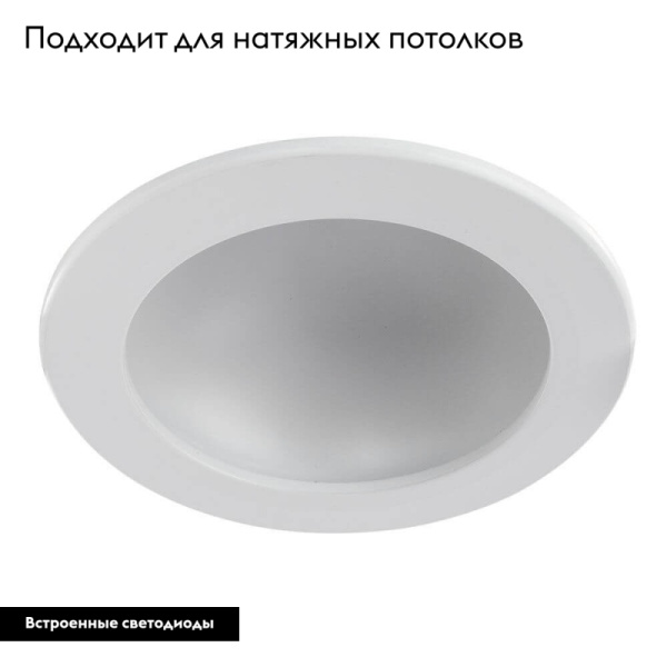 Встраиваемый светодиодный светильник Arte Lamp Riflessione A7012PL-1WH