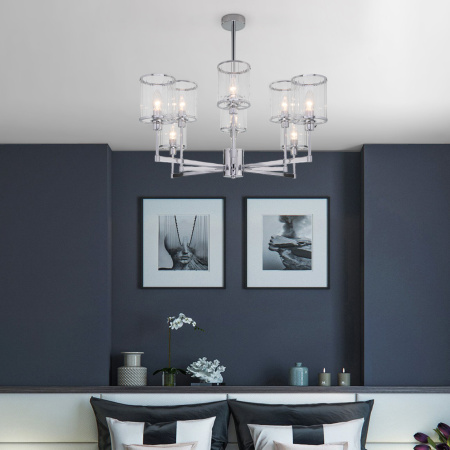 Потолочная люстра Eurosvet Inari 60144/8 хром Smart a061947