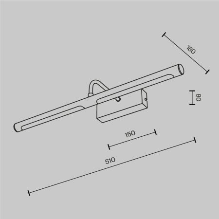 Подсветка для зеркал Maytoni Twinkle MIR266WL-L12BS3K