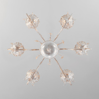 Подвесная люстра Eurosvet 10009/6 золото с белым