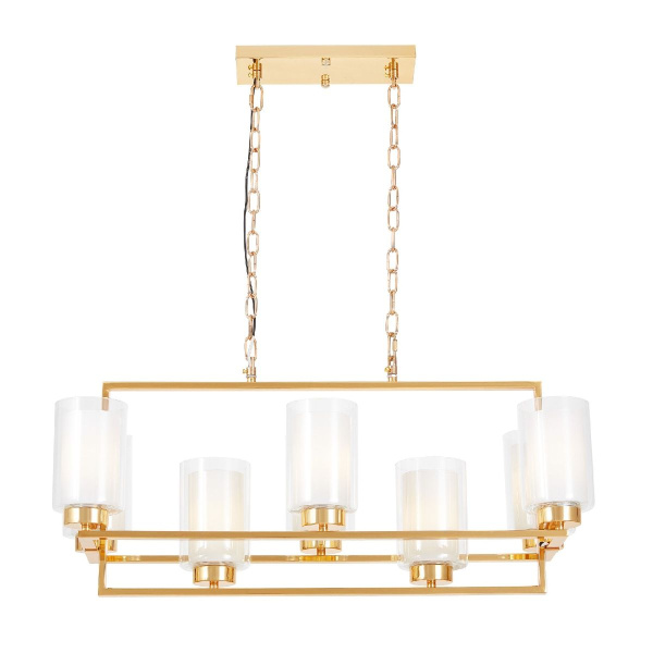 Подвесная люстра Lumina Deco Lino LDP 1239-8 F.GD