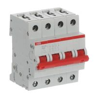 Рубильник модульный ABB SD204/40 4P 40А рычаг красный (выключатель нагрузки)
