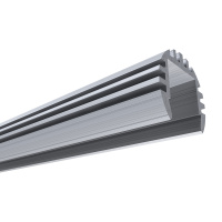 Профиль круглый универсальный Apeyron ширина ленты до 10мм (рассеиватель, заглушки - 2шт) 08-18