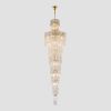 Каскадная люстра Crystal Lux ABRIL SP28 GOLD