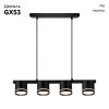 Подвесная люстра Arte Lamp Legacy A8024SP-4BK
