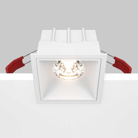 Встраиваемый светильник Maytoni Alfa LED DL043-01-15W3K-D-SQ-W