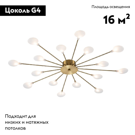 Потолочная люстра Escada Starfall 2109/16 Copper