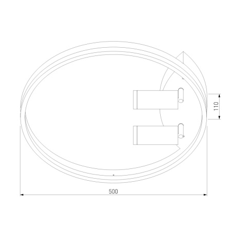 Потолочная люстра Eurosvet Luminari 90247/3 белый/хром Smart