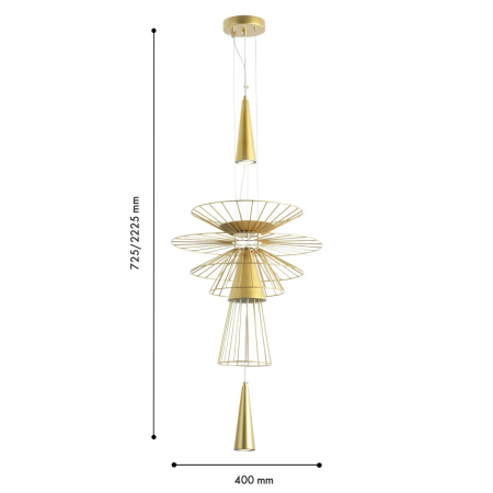 Подвесной светильник Favourite Ardor 4839-2P