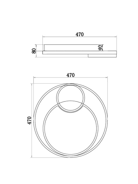 Потолочный светильник Freya Nation Market FR10028CL-L80B