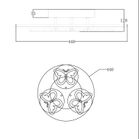 Потолочный светильник Escada Butterfly 10272/6LED