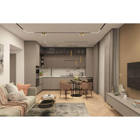 Трековый светодиодный светильник Denkirs DK8005-BK