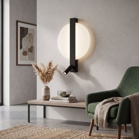 Настенный светильник Reluce 86212-9.2-001CT LED8+3W BK