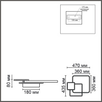 Потолочная люстра Lumion Ledio Goldy 6574/72CL