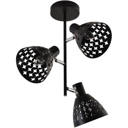 Спот Reluce 01554-3.3-03B BK+CR