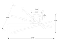 Потолочный светильник Freya Vibe FR6098CL-L58BZ