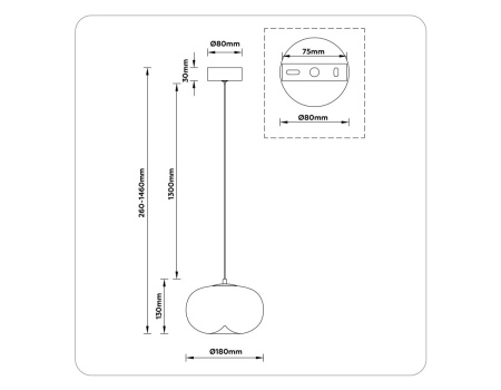 Подвесной светильник Ambrella Light High Light Modern LH11081