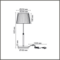 Настольная лампа Lumion Moderni Tune 8302/1T