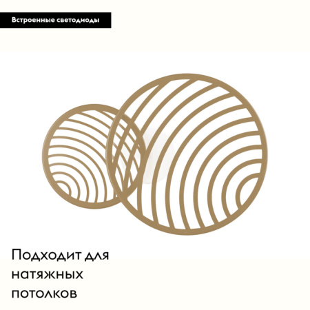 Настенно-потолочный светодиодный светильник Mantra Colladge 7235