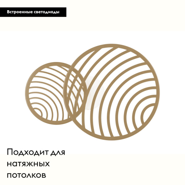 Настенно-потолочный светодиодный светильник Mantra Colladge 7235