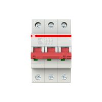 Рубильник модульный ABB SD203/50 3P 50А рычаг красный (выключатель нагрузки)