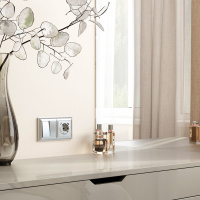 Рамка на 2 поста серебряный WL14-Frame-02 Werkel