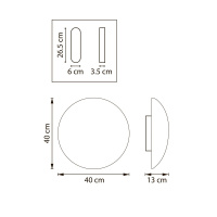 Настенно-потолочный светильник Lightstar Genova 610646