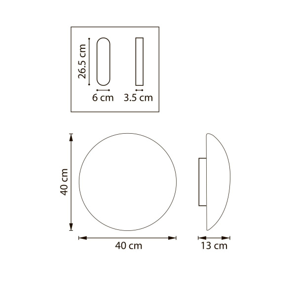 Настенно-потолочный светильник Lightstar Genova 610646