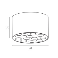 Потолочный светильник Lightstar Guarda 080947