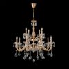 Подвесная люстра Crystal Lux ELIZABETH SP8+4 BRASS