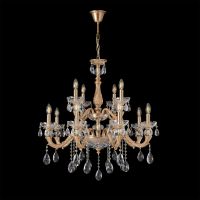 Подвесная люстра Crystal Lux ELIZABETH SP8+4 BRASS