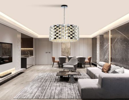 Подвесная люстра Ambrella Light High Light Crystal LH41006