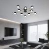 Потолочная люстра Escada Luminix 120008/10R Black/Gold ES0000096