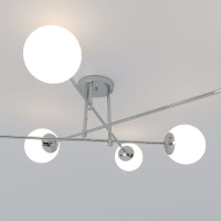 Потолочная люстра Eurosvet Netz 30181/6 хром Smart a062216