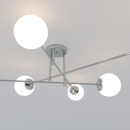 Потолочная люстра Eurosvet Netz 30181/6 хром Smart a062216