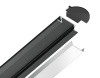 Алюминиевый встраиваемый профиль Ambrella Light Alum Profile GP1001BK