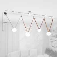 Комплект ременной трековой системы Denkirs Belty Set DK55SET20-01-BR