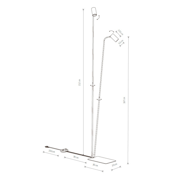 Торшер Nowodvorski Mono 7718