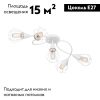 Потолочная люстра Vitaluce V3037-0/5PL